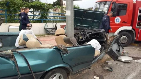 Antalya'da Trafik Kazası