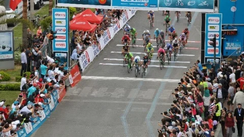 Alanya'da Bisiklet Turu Başladı