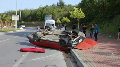 Manavgat'ta Trafik Kazası