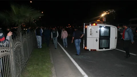 Trabzon'da Düğün Konvoyunda Kaza