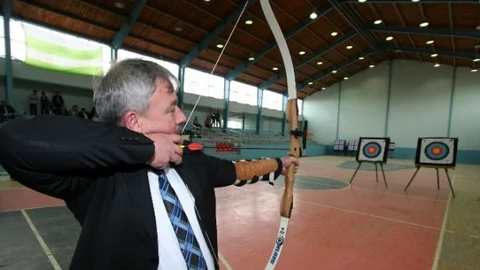 Saruhanlı'da Okçuluk Müsabakası