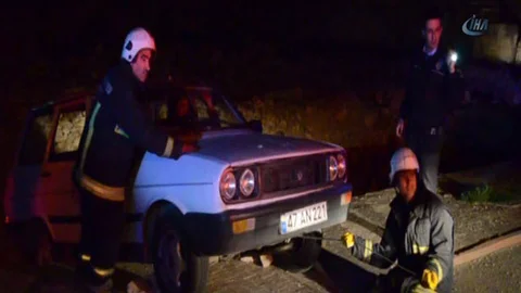 Malatya'da Sulama Kanalına Düşmekten Kurtuldu