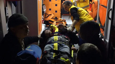 Zonguldak'ta Uçurumdan Düşme Olayı