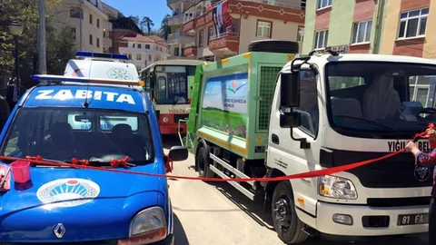 Yığılca Belediyesi’ne Yeni Araçlar Eklendi