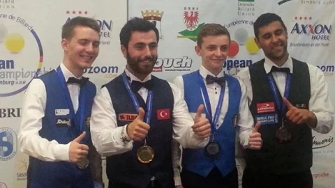 Avrupa Bilardo Şampiyonası'nda Başarılar