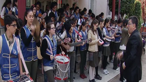 Antalya'da İstiklal Marşı Korosu