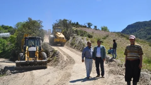 Alanya'da Yeni Asfalt Çalışmaları