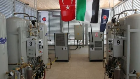 Filistin'de Oksijen Üretim Ünitesi