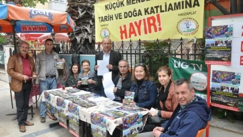 Ödemiş'te ÇED Toplantısı Öncesi Stant Açıldı