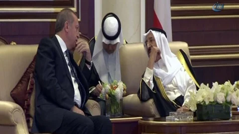 Cumhurbaşkanı Erdoğan Kuveyt'te Resmi Temasta Bulunuyor