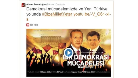 Ahmet Davutoğlu'ndan Anlamlı Video Paylaşımı