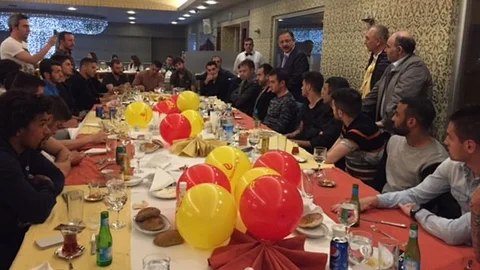 Kayserispor'a Destek Yemeği Verildi