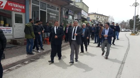 MHP Aşkale'de Seçim Çalışmaları Yapıyor