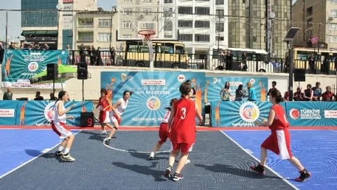 3X3 Sokak Basketbolu Turnuvası Başladı