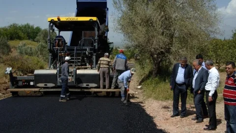 Aksu'da Asfalt Yenileme Çalışmaları