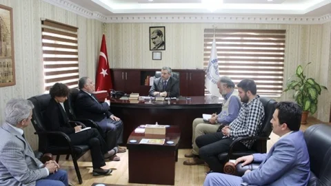 BM Heyeti Mardin Müftüsü'nü Ziyaret Etti