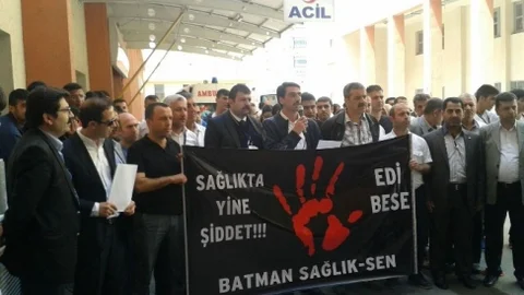 Batman'da Sağlık Çalışanlarına Şiddet