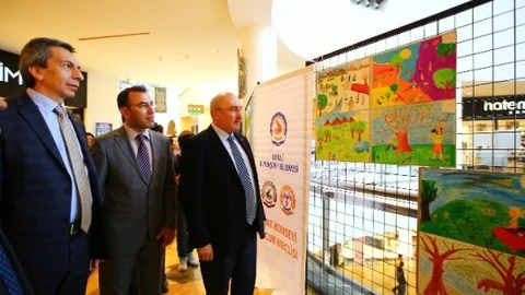 Denizli'de Resim Yarışması Yapıldı