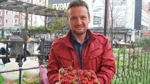 Bartın Çileği Tezgahlarda Yerini Aldı