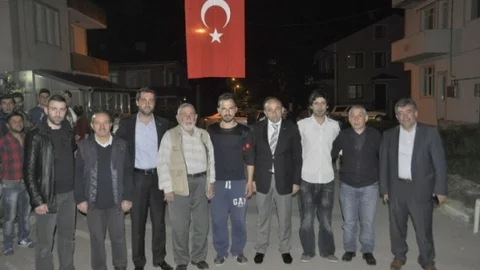 Kartepe'de Asker Uğurlama Töreni
