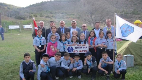 Atatürk İlkokulu'nda İzci Kampı Tamamlandı