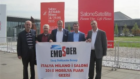 Elazığ Mobilyacılar Derneği İtalya'da Fuarı Ziyaret Etti