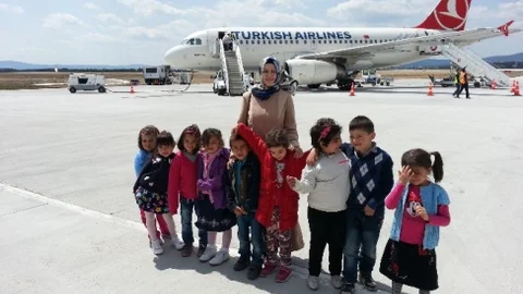 Kastamonu Havalimanı'na Öğrenci Ziyareti