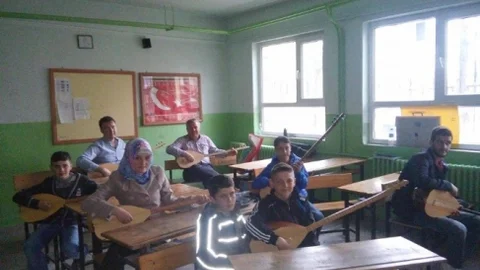 Hisarcık'ta Bağlama Kursu Düzenlendi