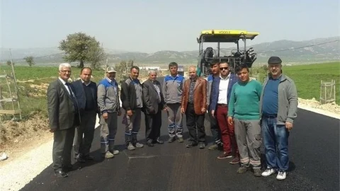 Korkuteli'nde Asfalt Çalışmaları Sürüyor