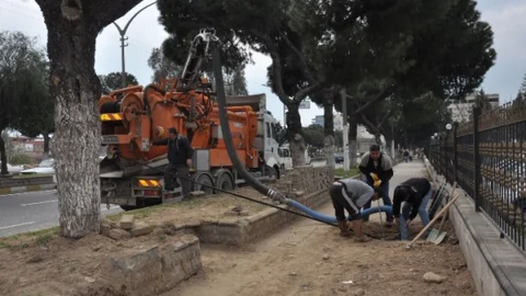 Nazilli'de Yol Onarımları Devam Ediyor