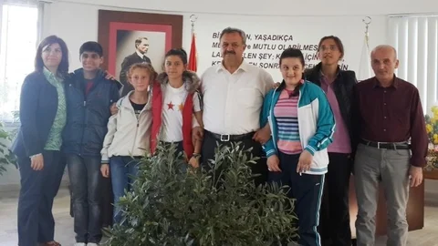 Burhaniye'de Özel Sporcuların Ziyareti