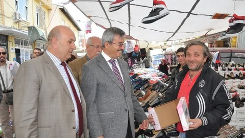 Soma'da Pazarcılardan Balkız'a Destek