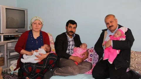 Şanlıurfa'da Üçüz Bebeklere Destek
