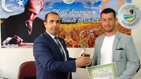 Burhaniye'de Zeytinciye Teşekkür
