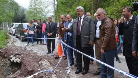 Kocaeli'de Heyelan İncelemesi Yapıldı