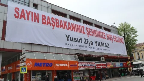 Samsun'da Başbakan Mitingi Hazırlıkları Tamamlandı