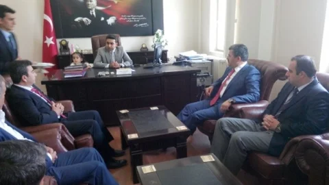 Ali Özkaya Başmakçı'da Ziyaretlerde Bulundu