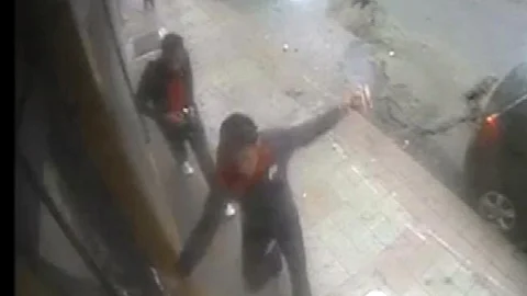 Şişli'de Polise Kiremitli Saldırı