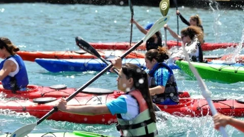 Bodrum'da Kano Yarışları Coşkusu