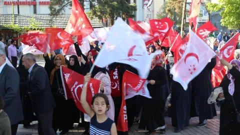 Milli İttifak Kayseri'de Yürüyüş Düzenledi