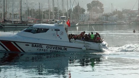Bodrum'da 57 Kaçak Göçmen Yakalandı