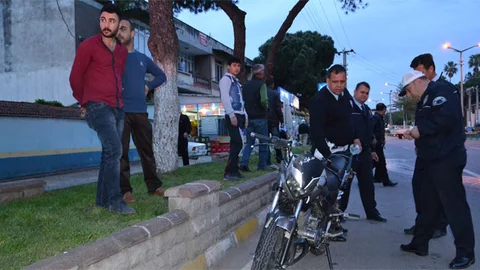Aydın'da Motosiklet Kazası