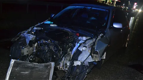 Yağmur Trafik Kazasına Neden Oldu