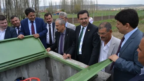 Seyitgazi'de Sulama Sistemi Açılışı