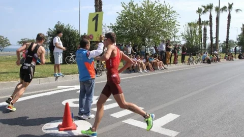 Antalya'da Triatlon Avrupa Kupası Töreni