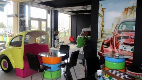 Kayseri'de Vosvos Konseptli Kafe Açıldı