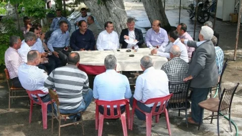 Saruhanlı'da Seçim Çalışması Yapıldı