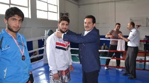 Van'da Kickboks Yarışması Tamamlandı