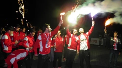 Çanakkalespor'un Şampiyonluğu Coşkuyla Kutlandı