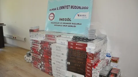 Bursa İnegöl'de Kaçak Sigara Operasyonu